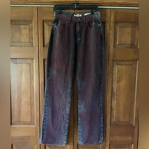 Women's Vintage Jeans in Deep Purple